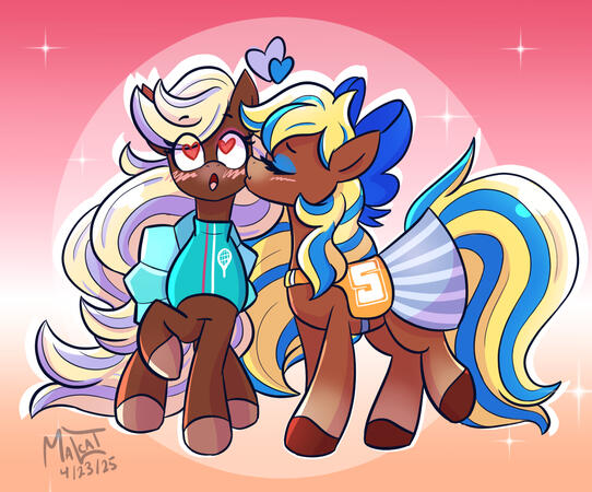 Tillzoey Smooche Tilly and Zoey from Wild Manes